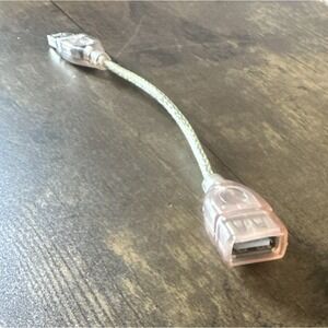 Pink 7" USB Extension Wire Tested And Working Fast And Reliable Shipping
